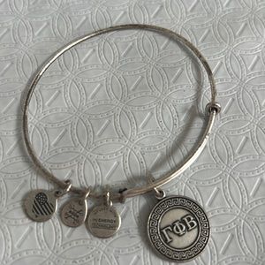 Gamma Phi Beta Sorority Alex and Ani Silver Bangle Bracelet